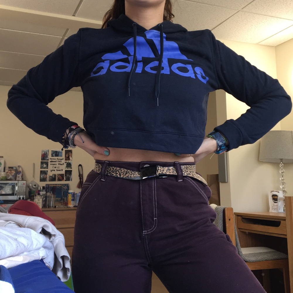 Cropped Adidas Hoodie
